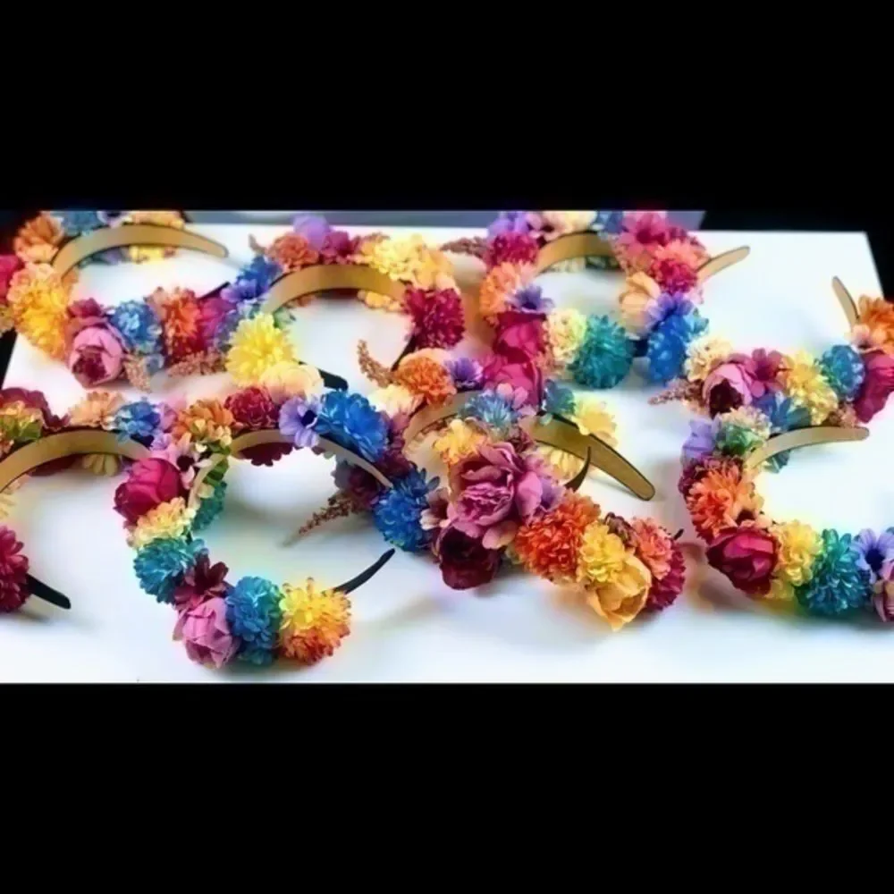 Handmade Spring/Festival/photoshoot Flower crowns - Picture 6 of 12